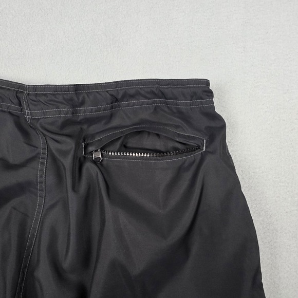 VINTAGE Gap Pants Womens Large Black Pink Baggy Paratrooper Wide Leg Floral 90s - Picture 12 of 16